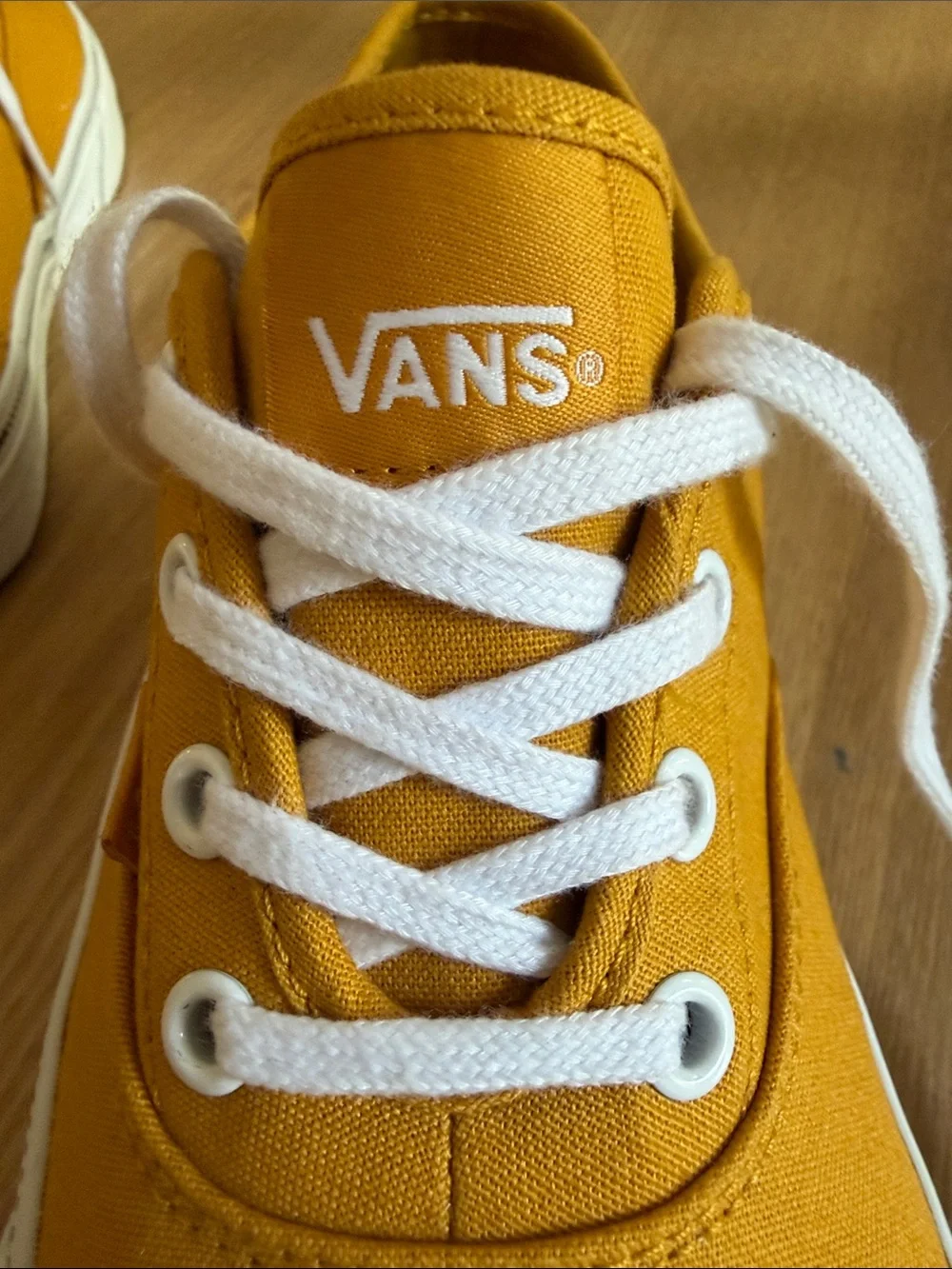 Vans Women’s Doheny Decon Golden Yellow Canvas Sneakers 9
